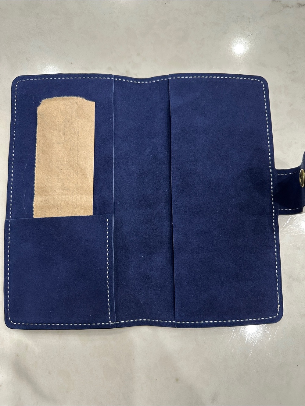 Navy Suede Hobonichi weeks  and weeks mega planner cover - Picture 4 of 8